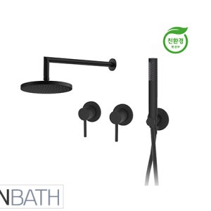 리델 GWS-7019-1 매립 샤워 욕조 수전 (2기능) 블랙,크롬,니켈/수전