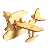 영공방 아기 수상비행정 - 아기 시리즈 나무 조립 키트 만들기