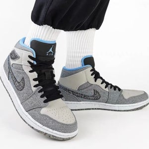 나이키 에어 조던1 MID SE 크레이터 포그 남성 하이탑 슈즈 그레이(3529)배색신발