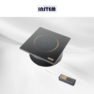 인스템인덕션 ISB015 1인용 전기레인지 1.5KW 상판터치형 1구 컨트롤분리 리모컨