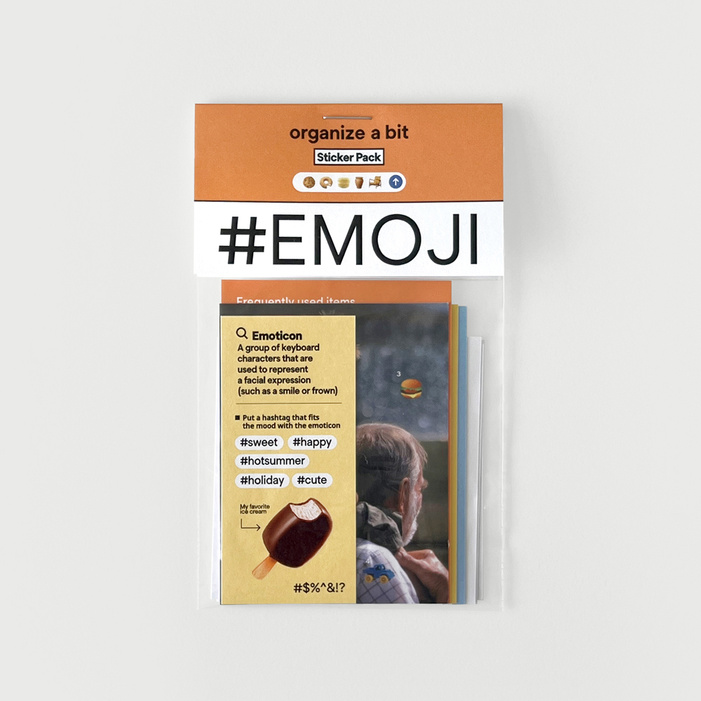 emoticon pack絵文字絵文字ダークステッカーパック