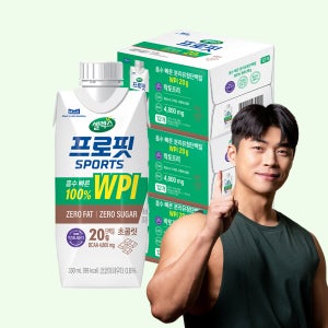 [마선호 단백질] 셀렉스 프로핏 웨이프로틴 WPI 드링크 초콜릿, 330ml, 36개