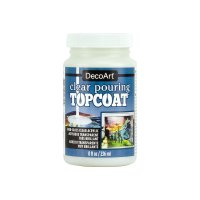 데코아트 클리어 푸어링 탑코트 8oz DecoArt Clear Pouring Topcoat 고광택 바니쉬 마감제 아크릴 플루이드 아트