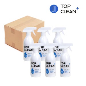 500ML+6 탑크린플러스 살균소독제 차아염소산수 뿌리는소독제 다목적 공공기관 대용량