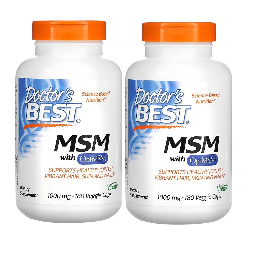 닥터스베스트 <b>MSM</b> 식이유황 1000mg 180캡슐 2세트