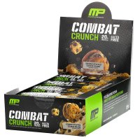 mp 머슬 팜 크런치 초콜렛 칩 바 63g 12개 쿠키도넛맛 1회 단백질 20g wpi 분리유청 Combat Crunch Chocolate Chip