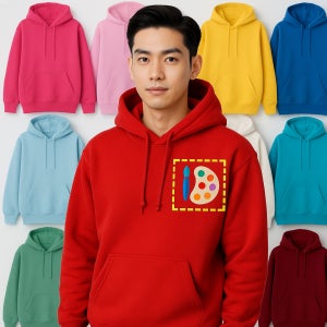[인쇄비 포함] 주문제작 커스텀 단체 맞춤 후드 티셔츠 소량 인쇄