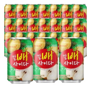 갈배사이다 355ml 24캔 갈아만든배