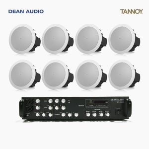 4채널 앰프 SR-450D + 탄노이 CVS4 실링스피커 8개 TANNOY 매장 카페 음향패키지