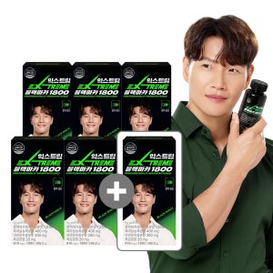 [5+1] 익스트림 김종국 블랙마카 1800 120정, 6개