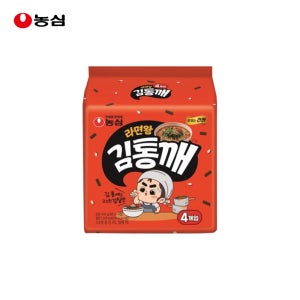 농심 라면왕 김통깨 100g x 4개입 건면