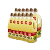 해표 맑고 신선한 식용유 1.8L x 12병 한박스