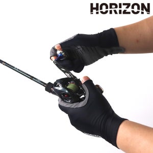 호라이즌 쿨 낚시 장갑 2컷 여름낚시장갑 낚시용 미끄럼방지 루어