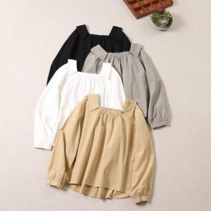 이끼당 빅사이즈 가을신상 개성 사각라인 셔츠