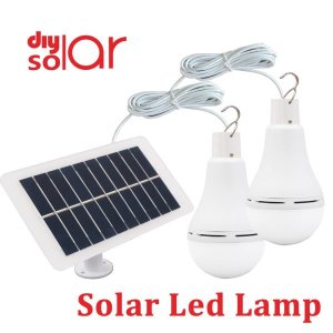 전기 태양열 5W 7W 분기 유형 1 2 태양 빛 LED 야외 방수 충전 전구 마당 정원 Led 캠핑 램프 실내 매달려