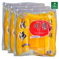 이엔푸드 압축 통 단무지 1kg x 3개