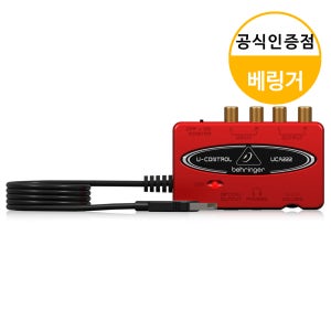 베링거 UCA222 2입력 2출력 USB 오디오 인터페이스 소형 오인페