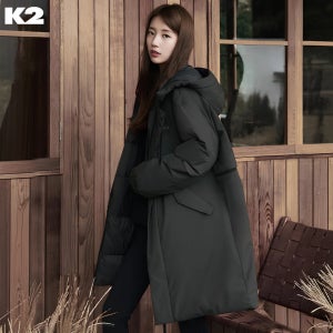 K2 역시즌 롱패딩 수지패딩 씬에어 구스다운 경량 여성