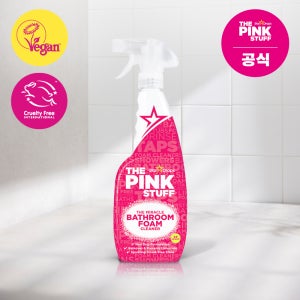 [핑크스터프] 미라클 배스룸 폼 클리너 750ml 욕실 찌든때 물때 얼룩 제거