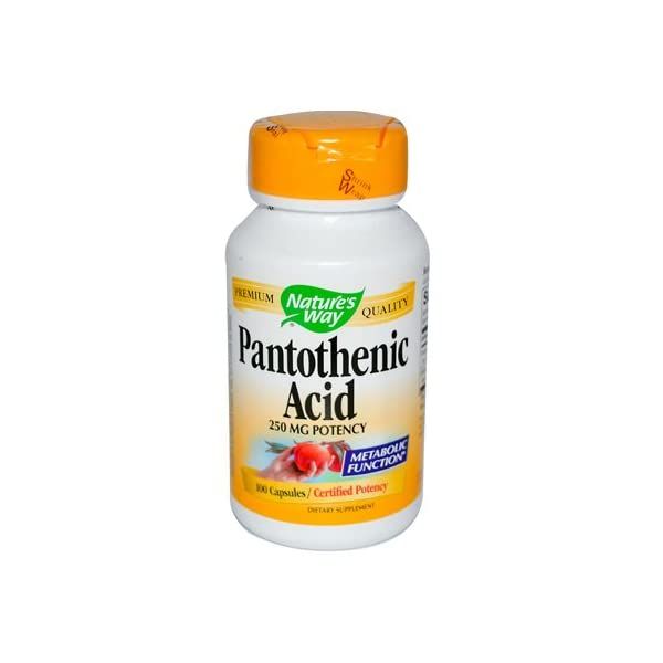 <b>Nature’S Way 판토텐산</b> Pantothenic Acid 250Mg 100 Cap