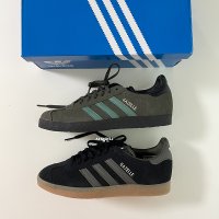 아디다스 가젤 코어 블랙, 카키 adidas gazelle GX2210, GX2209