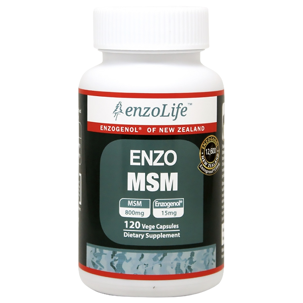 <b>엔조라이프</b> 식이유황 MSM 120캡슐