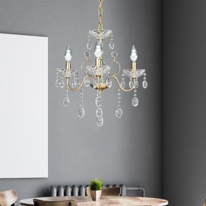 필스 3등 화려한조명 미니샹들리에 크리스탈식탁등