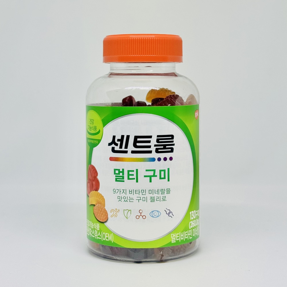 센트룸 <b>멀티구미</b> 130정 종합 비타민 미네랄 젤리 어린이 성인 영양제