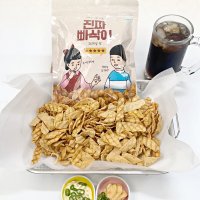 진짜 빠삭이 90g 오리지날 매운맛 어포 추억의 불량식품 맥주안주 어육 간식