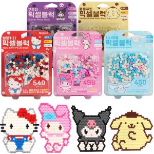 산리오 캐릭터즈 픽셀블럭 5종 세트
