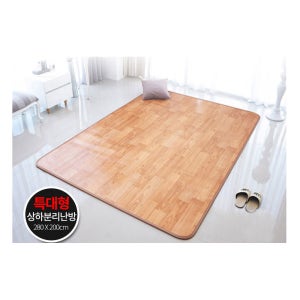 싸파 일월 온돌마루 전기 카페트 매트 특대형 280x200 거실 온열