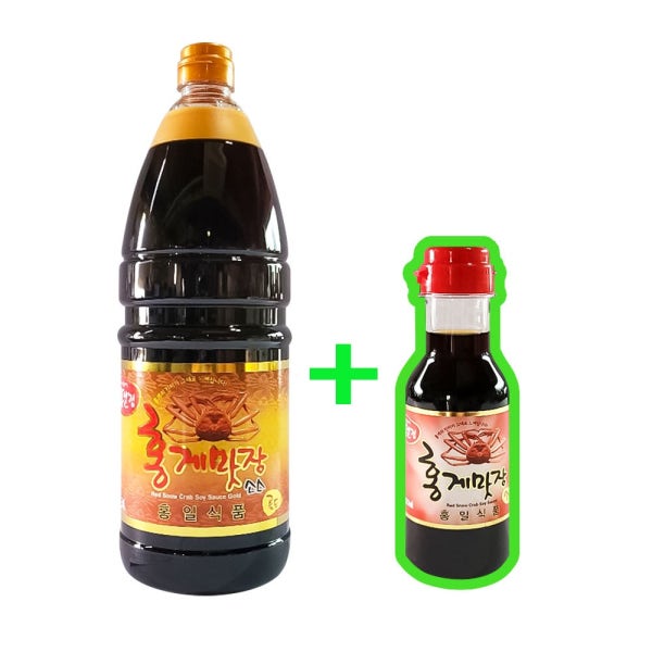 홍일 홍게 맛 간장 골드 1.8L+200ml 국간장 진간장 편스토랑 손연재 액젓