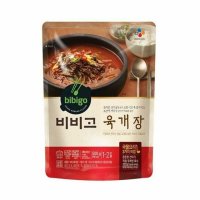 CJ 비비고육개장 500g 손님초대요리 밀키트 캠핑 집들이음식 초간단요리 자취요리 반조리