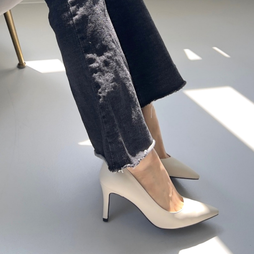 발편한구두 스틸레토힐 편한구두 8cm
