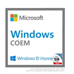 한국MS정품 Windows 11 Home DSP 64Bit / 윈도우 홈 COEM 가정용 영문