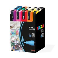 유니볼 유니 포스카 마카펜 15색 PC-5M15 pcs