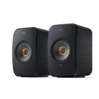 KEF LSX II 무선 HiFi 스피커 시스템(카본 블랙)