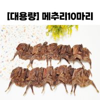 [대용량팩] 메추리10p 강아지수제간식 반려견영양간식 통메추리