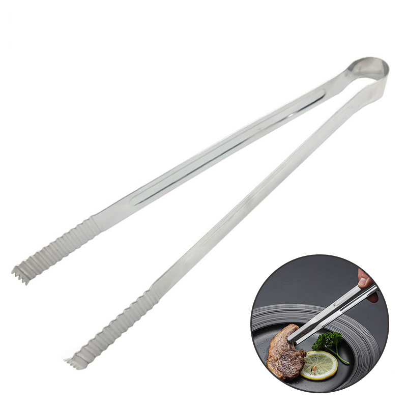 스텐 요리 주방 캠핑 바베큐 물결 집게 30cm DD-10660 천뚱 먹방 초밥 뷔페