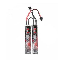 GNB10002S30G2 지앤비(GNB) 에어소프트 1000MAH 2셀1P 7.4V 30C/60C (미니타미야) 전동건 리포 배터리