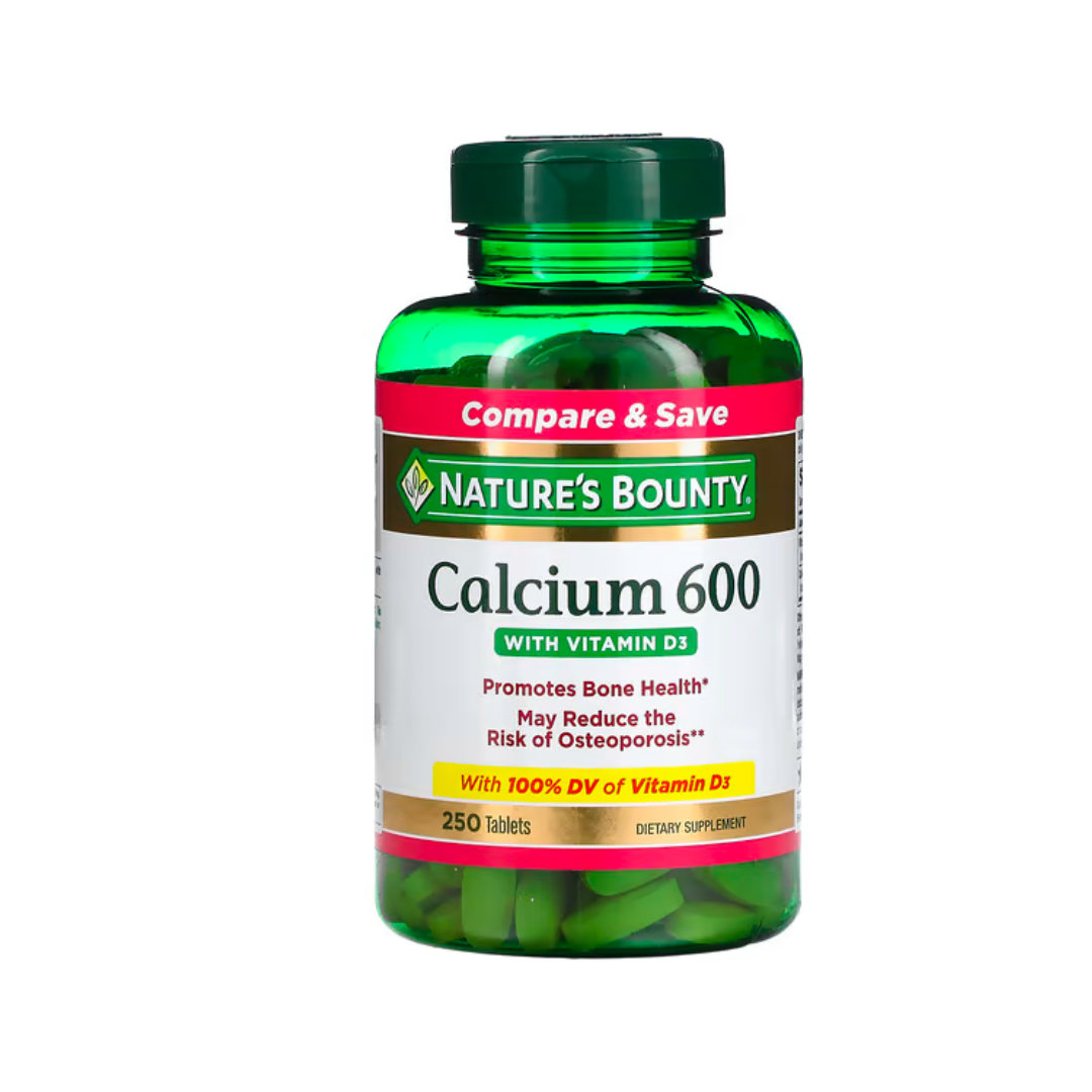 네이처스바운티 <b>칼슘600</b> <b>비타민 D3</b> 250정