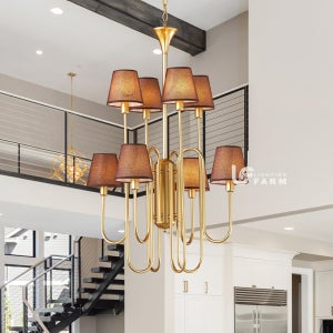 보르 8등 화려한조명 복층조명