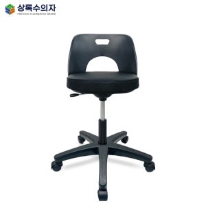 등받이 기본형 카운터의자 바퀴달린의자 작업 낮은 미용 보조 네일 진찰 진료 환