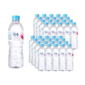 40병 석수 500ml 생수 500미리리터 유라벨 무라벨