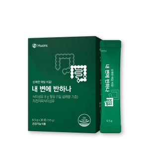 [휴온스N] 내 변에 반하나 차전자피 식이섬유 쾌변 장건강 15일분, 30포 1박스