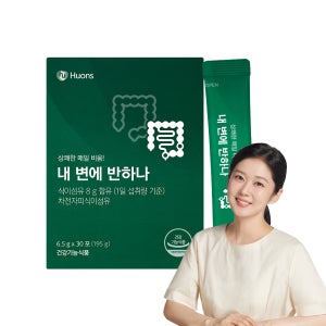 [휴온스N] 내 변에 반하나 차전자피 식이섬유 쾌변 장건강 15일분, 30포 1박스