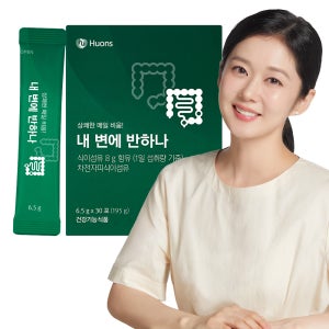 [휴온스N] 내 변에 반하나 차전자피 식이섬유 쾌변 장건강 15일분, 30포 1박스