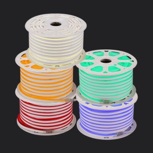 LED 네온플렉스 논네온 50M 플렉시블 줄네온 5colors 간접등 경관조명