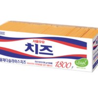 서울우유치즈 체다 슬라이스 치즈 1800g