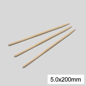 대나무 핫바 꼬치 나무 꽂이 어묵 분식 일회용 꼬지 5mm x 20cm 1봉 약100개